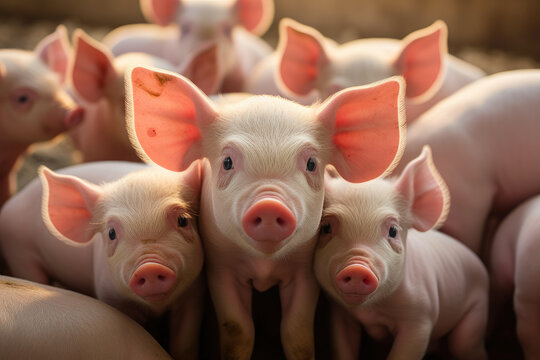 Sustainable Swine: Ethical Farming Scenes