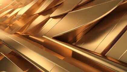 rich gold abstract background 3d rendering