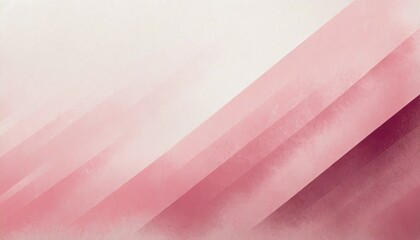 pastel pink abstract vintage background or paper illustration diagonal gradient of white