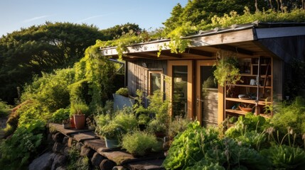 Building Living Roof on a Garden Shed