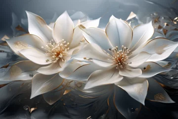 Zelfklevend Fotobehang white magnolia flower © CREAM 2.0