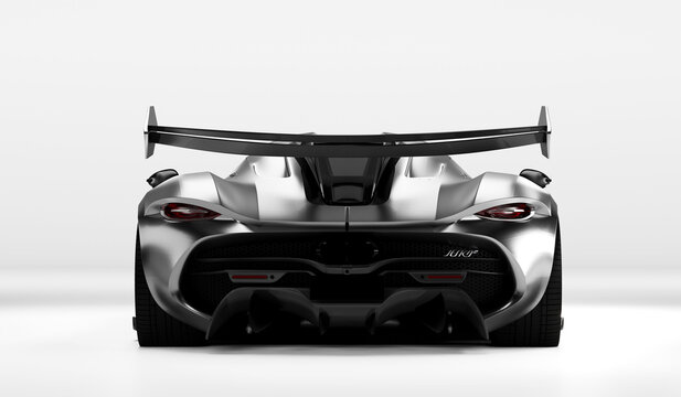 Kazakhstan, Almaty; November 15, Koenigsegg Jesko supercar beauty shots, 3d render.