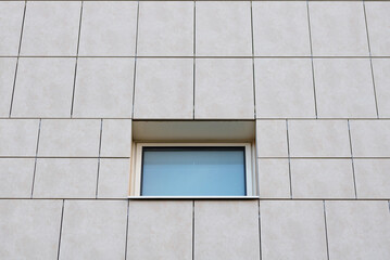 Abstract architecture. Windows on a contemporary building.