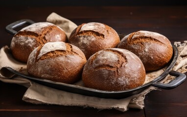 Rustic sourdough breads