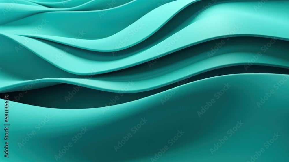 Poster a close up of a wavy background with a light blue background and a light green background with a wav