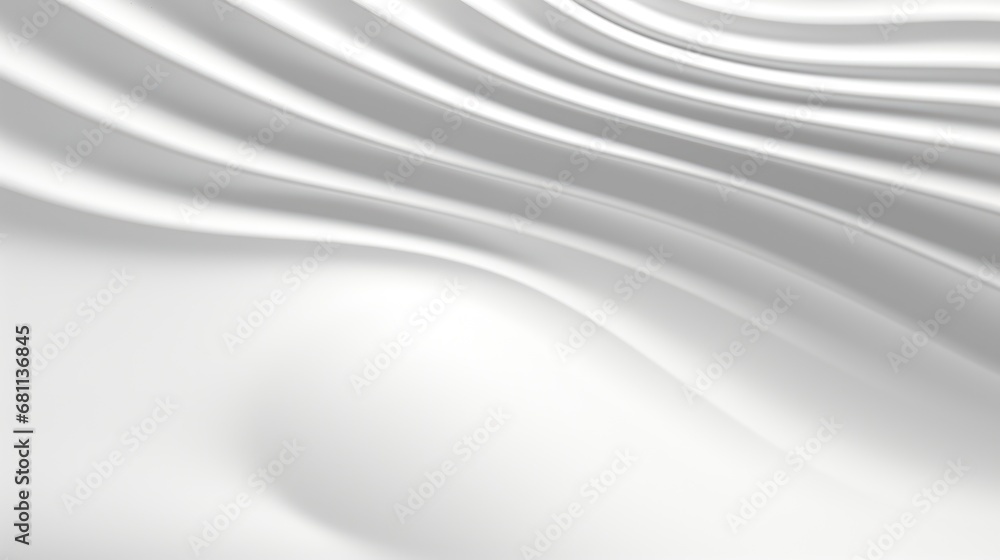 Poster a close up of a white background with wavy lines and a black object in the middle of the image with 