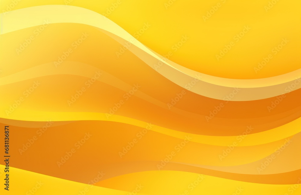 Poster a close up of a yellow background with wavy lines on the bottom and bottom of the lines on the botto