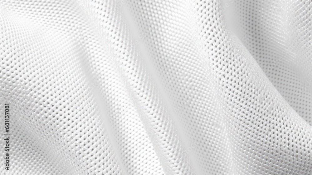 Aufkleber a close up view of a white fabric textured with a small amount of perforsant on the outside of the f