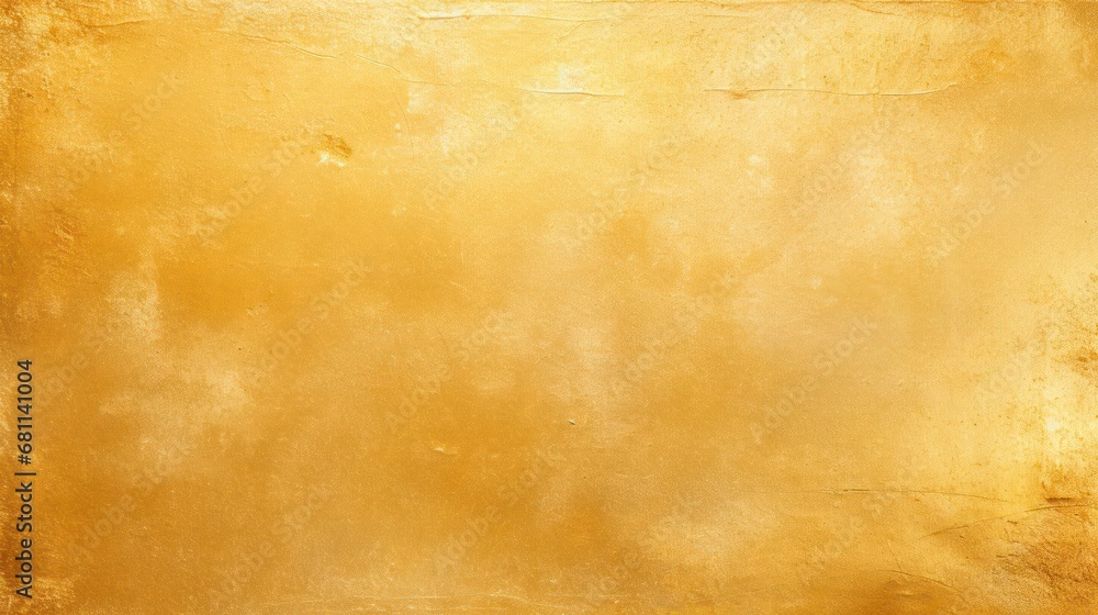 Poster a close up of a gold colored wall with a clock on the top of the wall and a clock on the bottom of t
