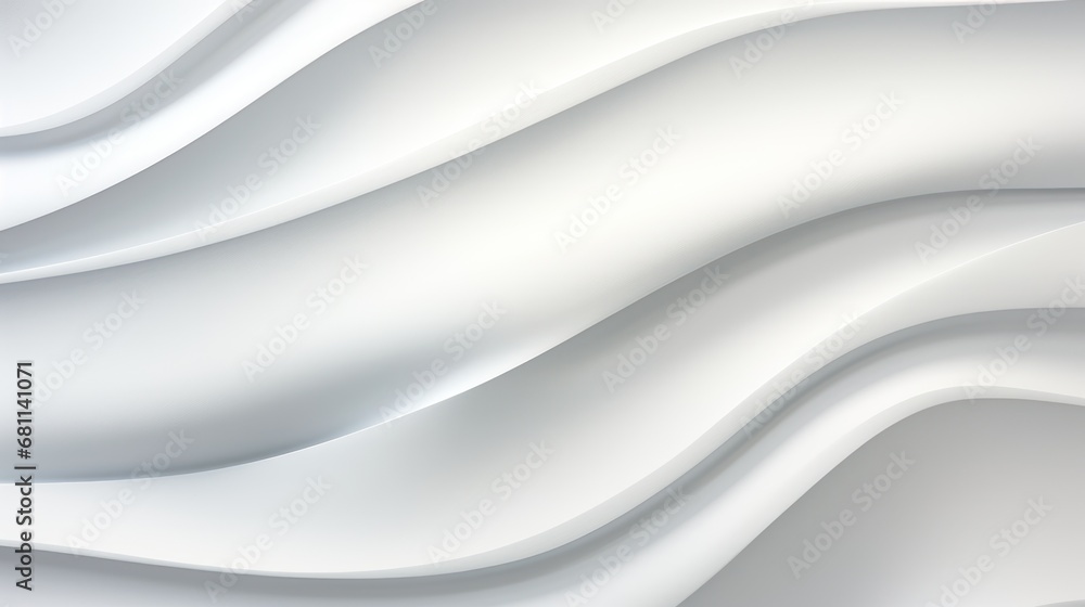 Aufkleber a white background with wavy lines and a white background with a white wave on the left side of the 