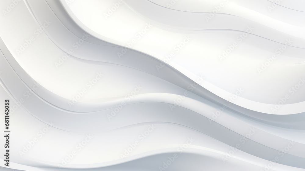 Poster a close up of a white background with wavy lines on the bottom of the image and the bottom of the im