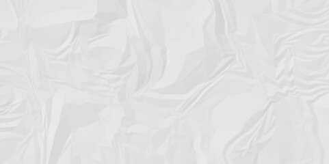 White wrinkled paper crumpled texture. white fabric textured crumpled white paper background. Panorama white paper texture background, crumpled pattern texture background.