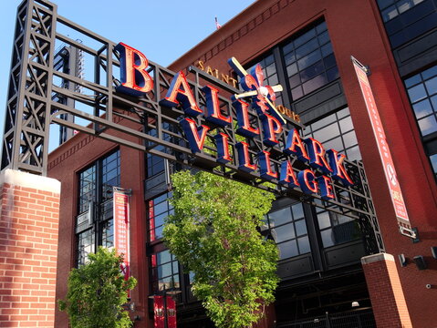 Cardinals Ballpark Village in Downtown STL