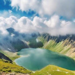 Obraz premium lake in the mountains