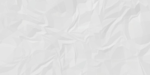 White wrinkled paper crumpled texture. white fabric textured crumpled white paper background. Panorama white paper texture background, crumpled pattern texture background.