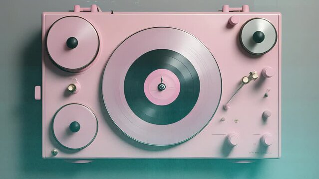 different record players