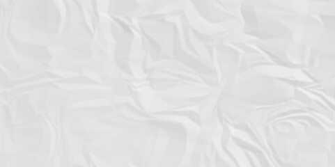 Abstract White paper crumpled texture. white fabric textured crumpled white paper background. panorama white paper texture background, crumpled pattern texture background.

