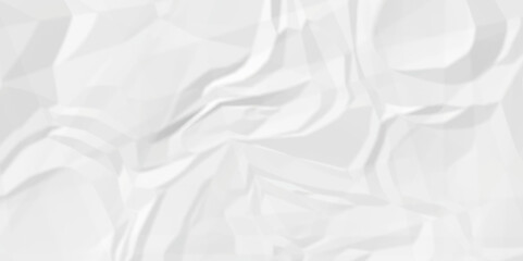 Abstract White paper crumpled texture. white fabric textured crumpled white paper background. panorama white paper texture background, crumpled pattern texture background.
