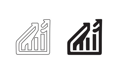 Icon set for catalogs. Isolated on a white background, a basic collection of vector icons for site design