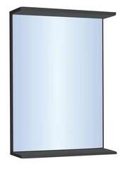 Home glass mirror. vector illustration