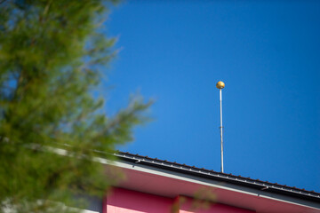 lightning rod for lightning protection  .