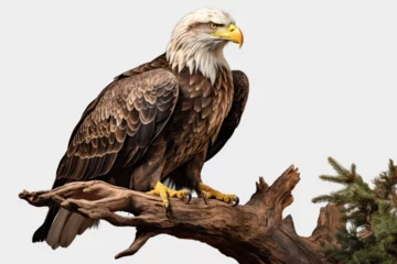 Foto op Plexiglas eagle on a branch © CREAM 2.0