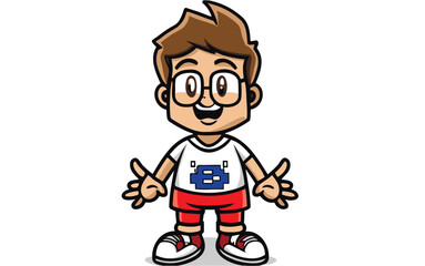 cartoon person vector illustration