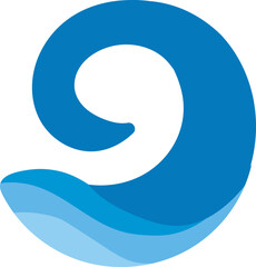 Wave logo icon