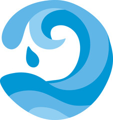 Wave logo icon