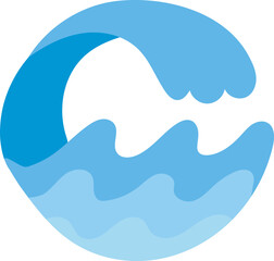 Wave logo icon