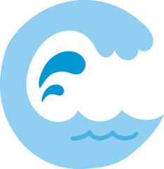 Wave logo icon
