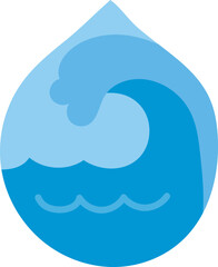 Wave logo icon