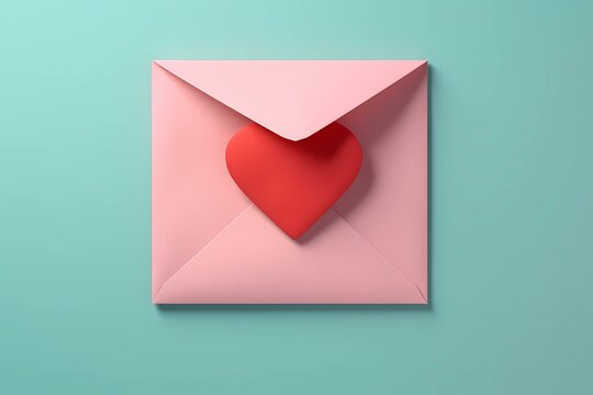 envelope with heart