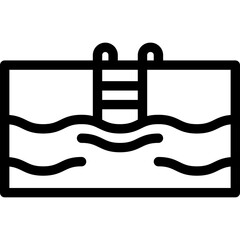 Swimming pool icon