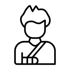 Broken arm Icon