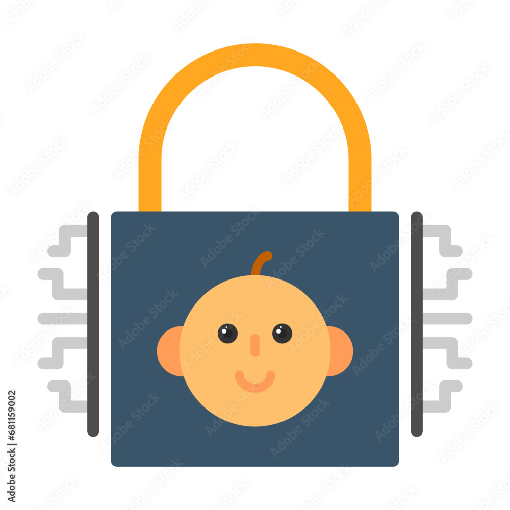 Canvas Prints internet security icon