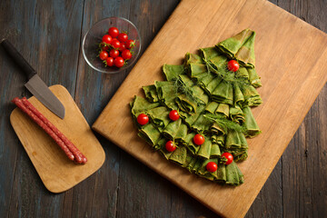 Christmas dish Pancake board.