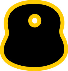 Funny Yummy font text glyph vector design