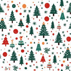 Christmas seamless background