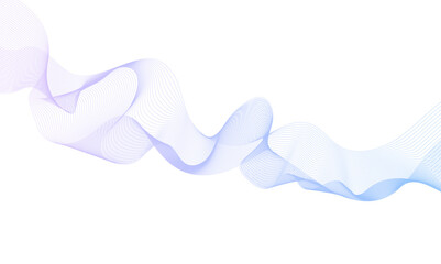 Transparent background with wave line.