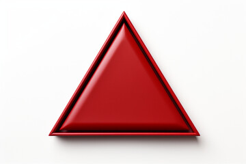 abstract red triangle