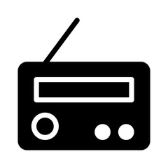 Radio icon using line style