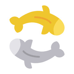 Naklejka premium Koi fish Icon