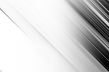 Black and white stripe abstract background. Motion effect. Grayscale fiber texture backdrop and banner. Monochrome gradient pattern and textured wallpaper.