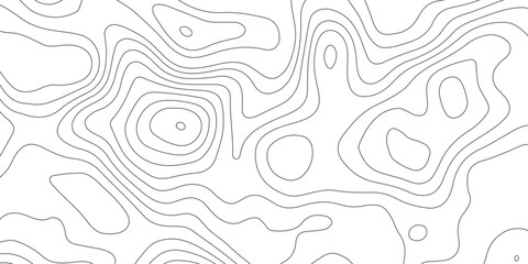 Abstract background of the topographic contours map with geographic line map .white wave paper curved reliefs abstract background .vector illustration of topographic line contour map design .