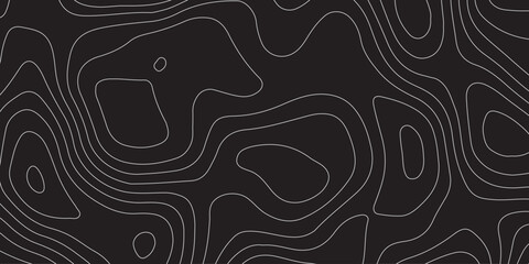 Abstract background of the topographic contours map with geographic line map .Imitation of a geographical mountain reliefs background .vector illustration of topographic line contour map design .