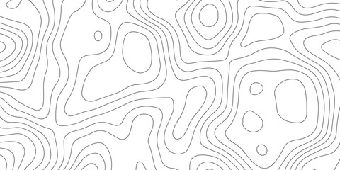 Fototapeta na wymiar Abstract background of the topographic contours map with geographic line map .white wave paper curved reliefs abstract background .vector illustration of topographic line contour map design .