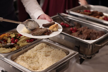 essen catering schöpfen auswahl kochgeschirr