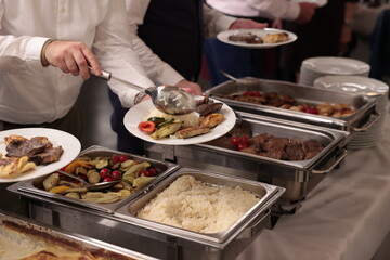 essen catering schöpfen auswahl
