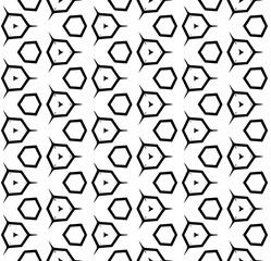 Black seamless abstract pattern. Overlay for background and backdrop. Ornamental design. PNG graphic illustration with transparent background.